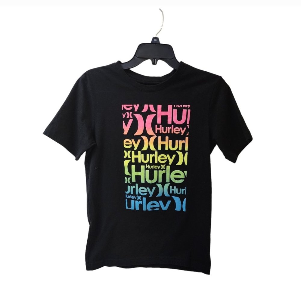 Hurley Rainbow One and Only Box Logo Youth Shirt XL